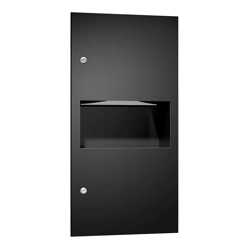 ASI 64623-41PC *TOWEL DISP/WASTE -SIMPLICITY-MATTE BLACK POWDER COATED