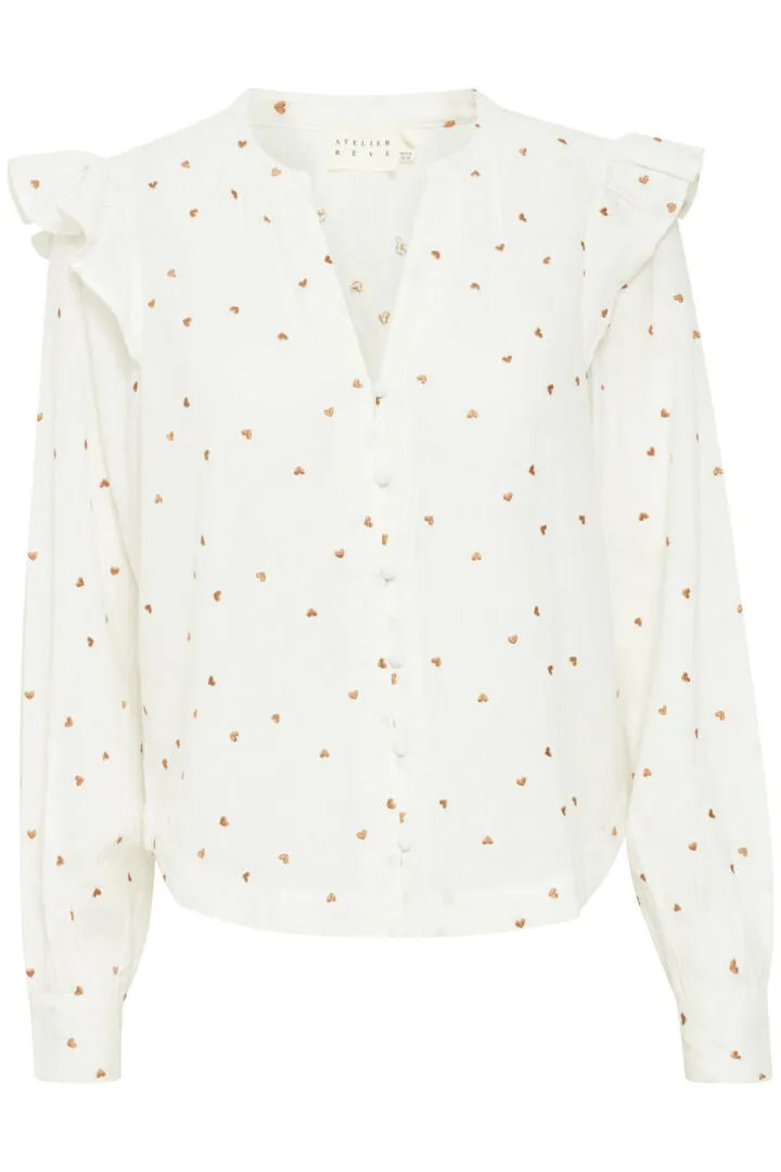 Atelier Reve Saja Shirt-Snow White with Embroidery-20121215
