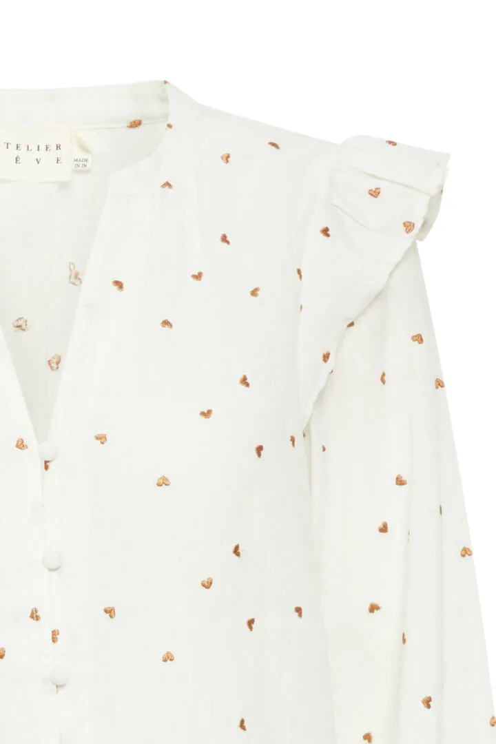 Atelier Reve Saja Shirt-Snow White with Embroidery-20121215