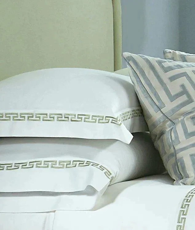 Athens Duet Embroidery Design Shams