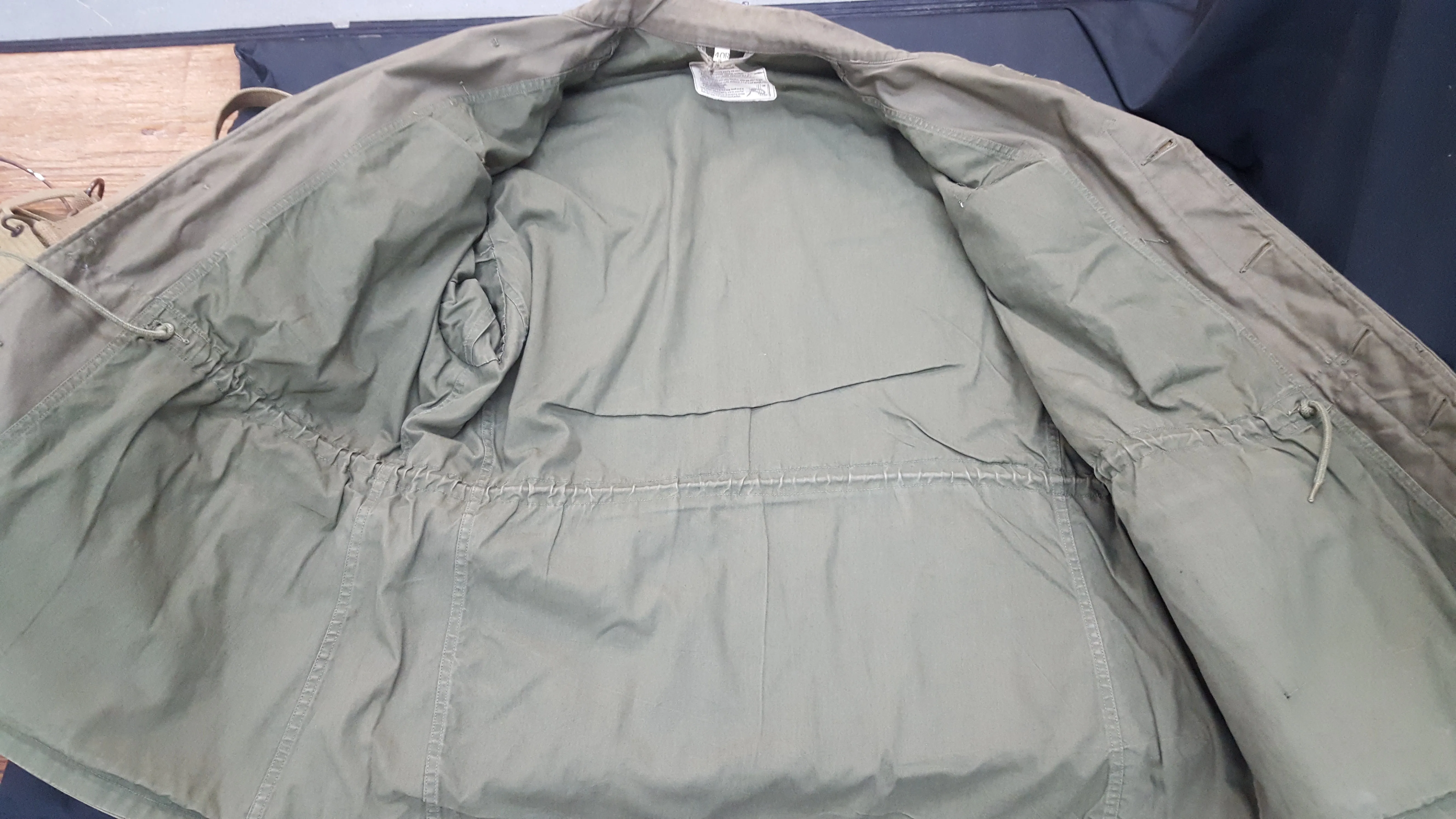 Authentic 1943 WWII Military Field Gear & Equipment Set Identified Size 40 Regular #FS