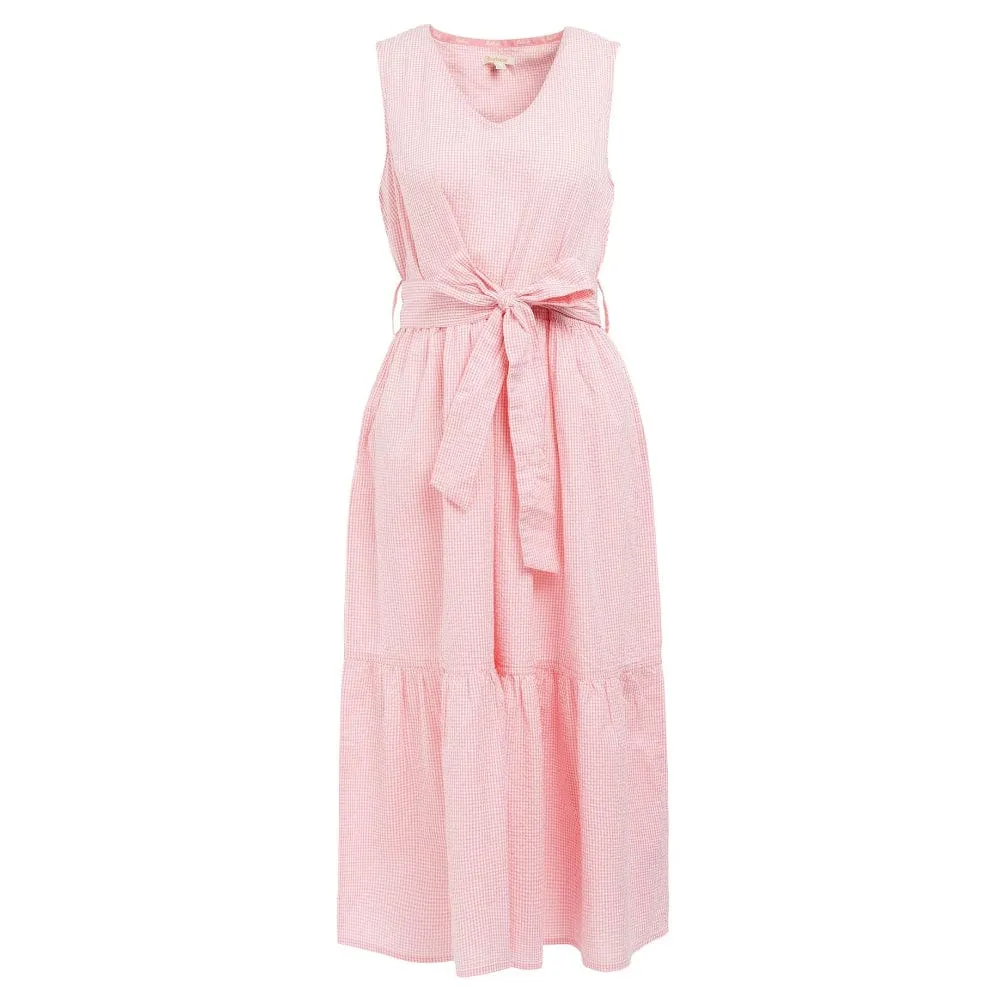 Barbour Azalea Midi Dress in Pink