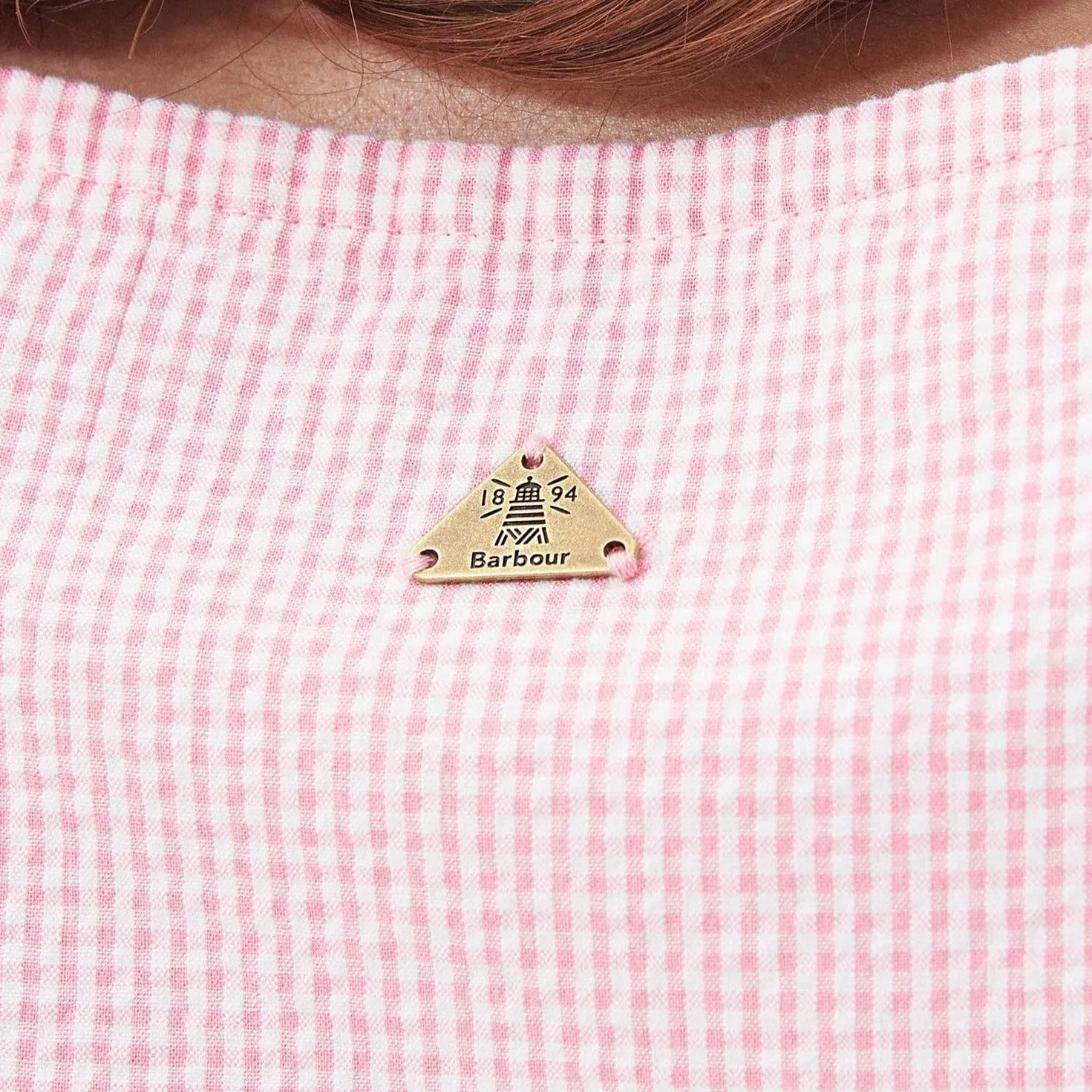 Barbour Azalea Midi Dress in Pink