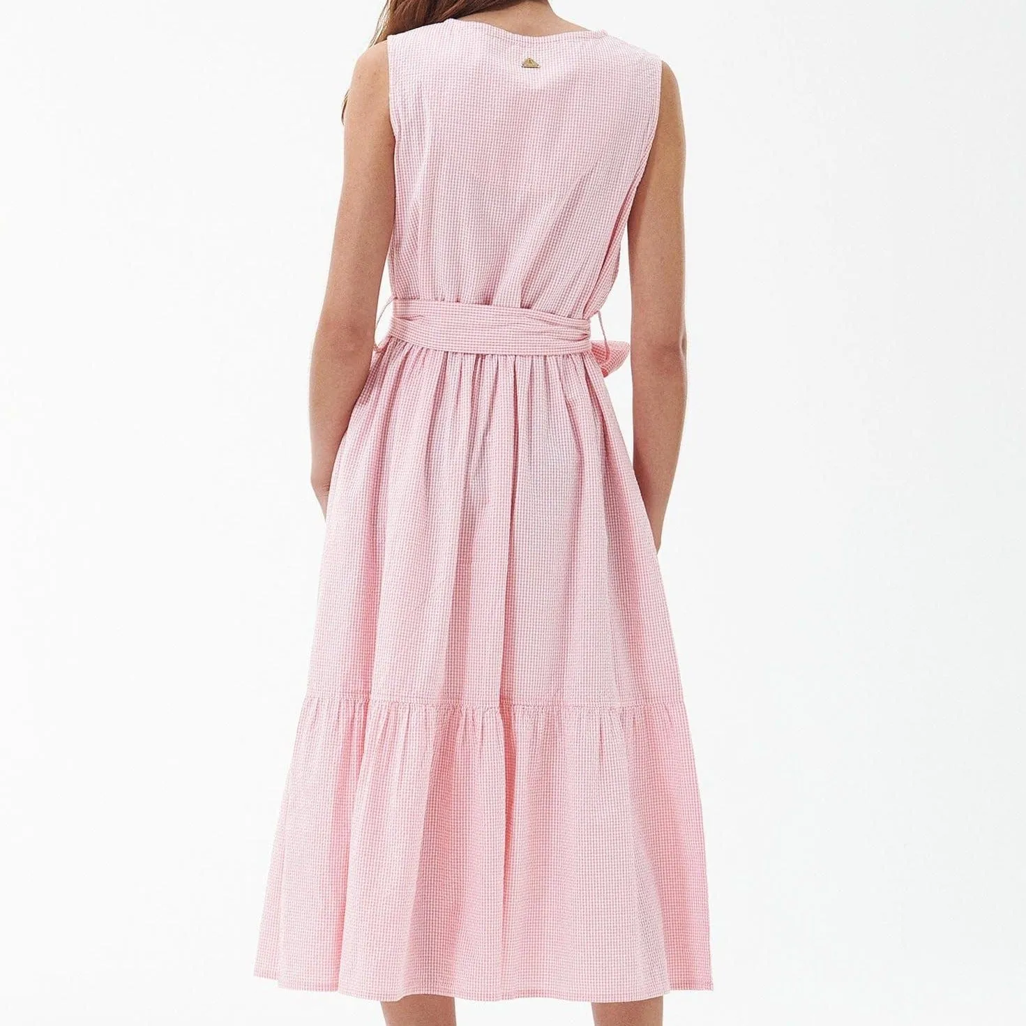 Barbour Azalea Midi Dress in Pink