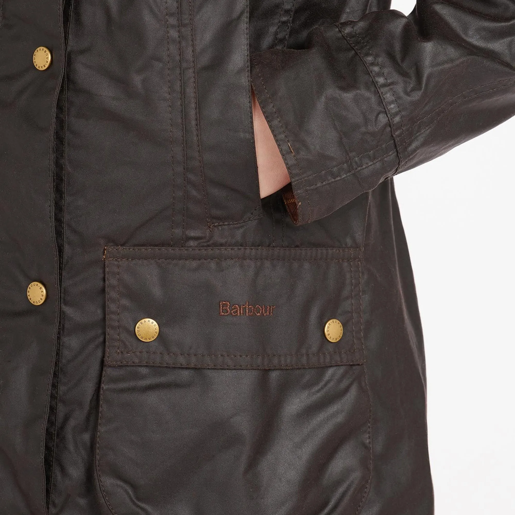 Barbour Ladies Beadnell Wax Jacket - Rustic