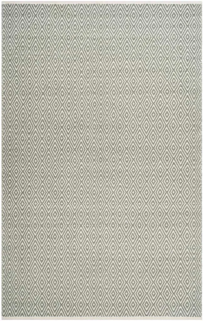 Boston Diamond Gray Area Rug