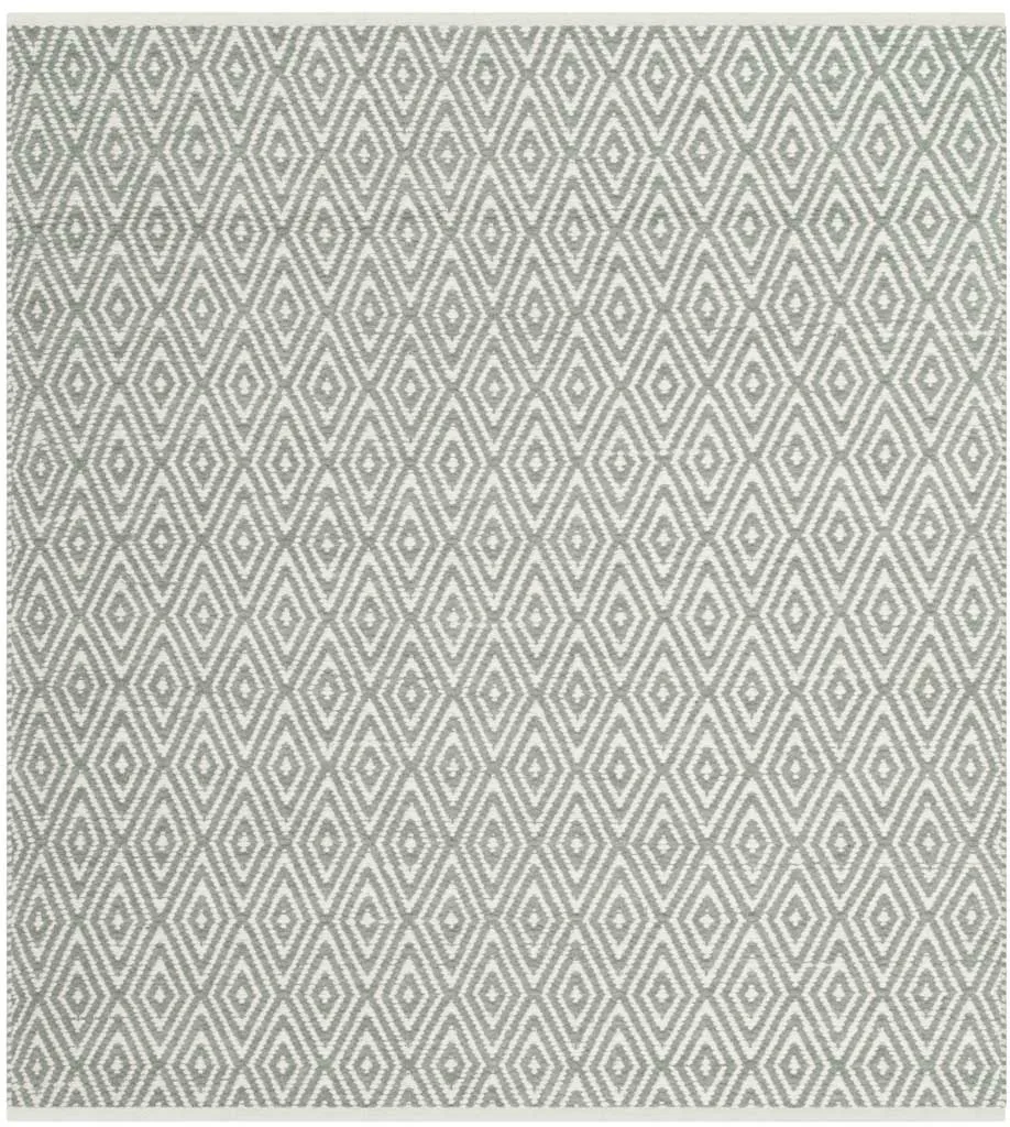Boston Diamond Gray Area Rug