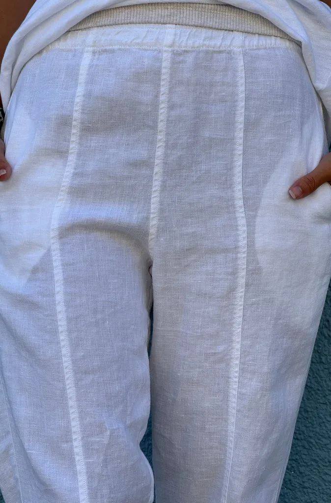 By Basics Slim Linen Pant - 6 colours
