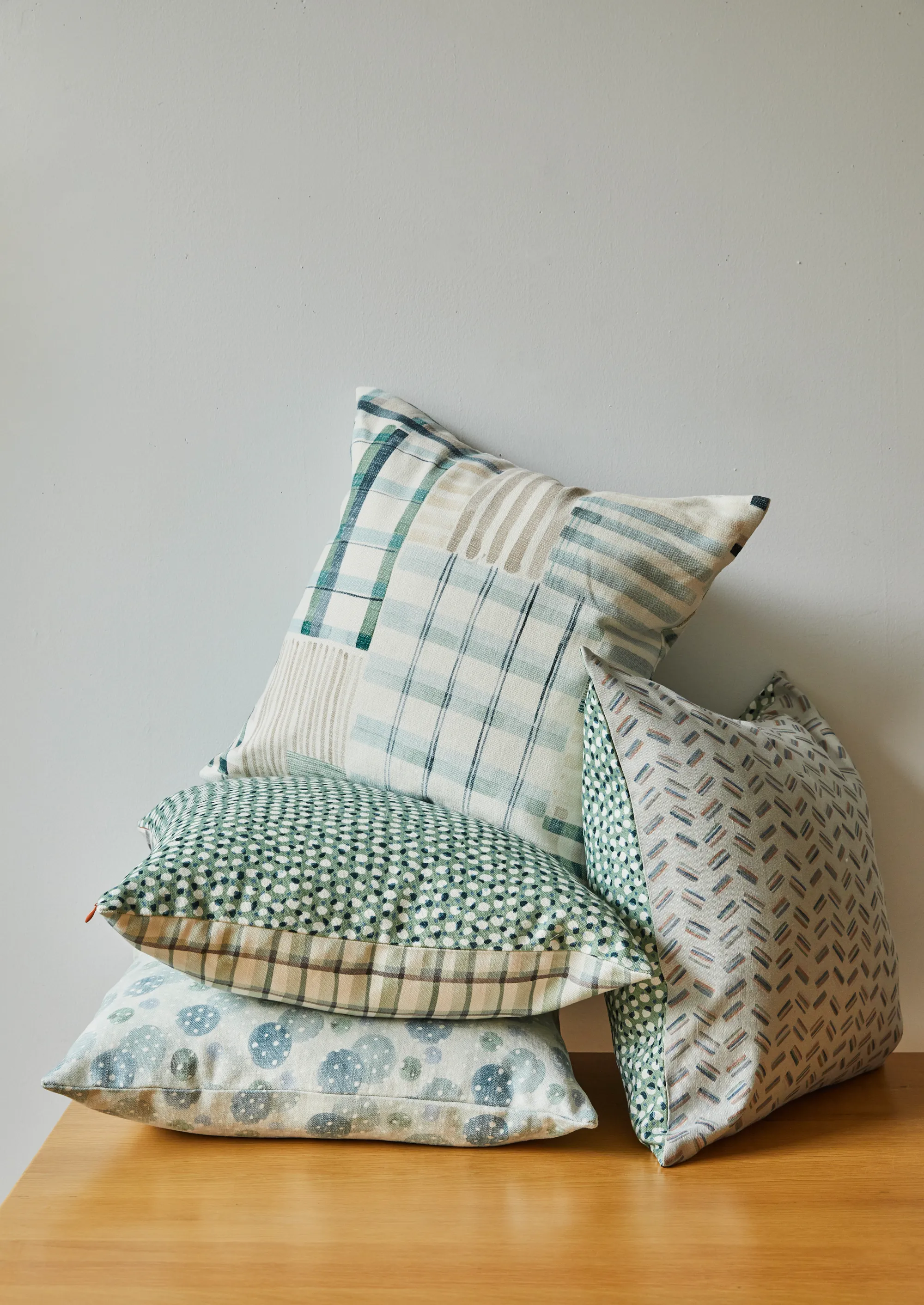 Candy Fabric in Green Multi