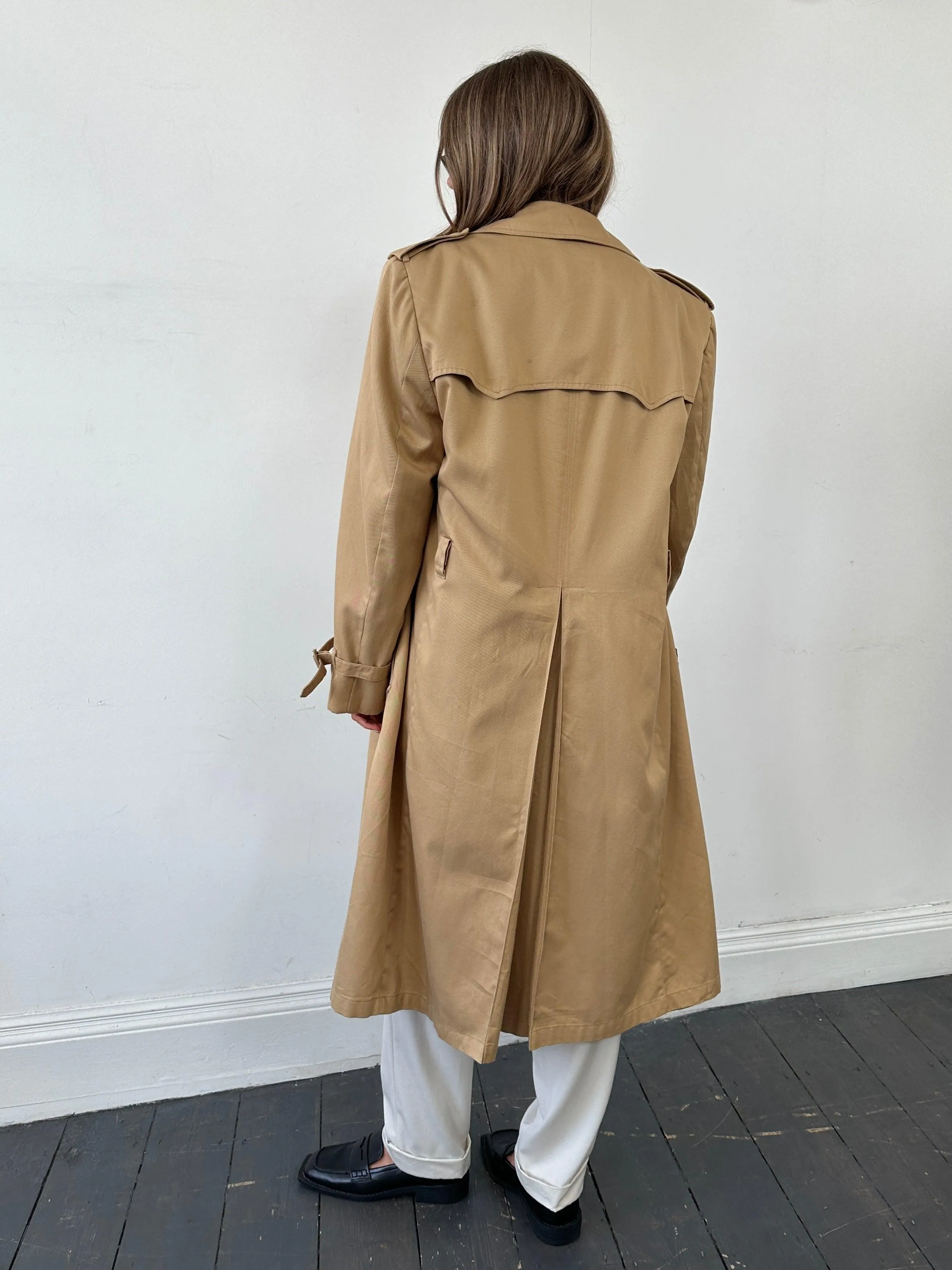 Christian Dior Cotton Double Breasted Trench Coat - L/XL