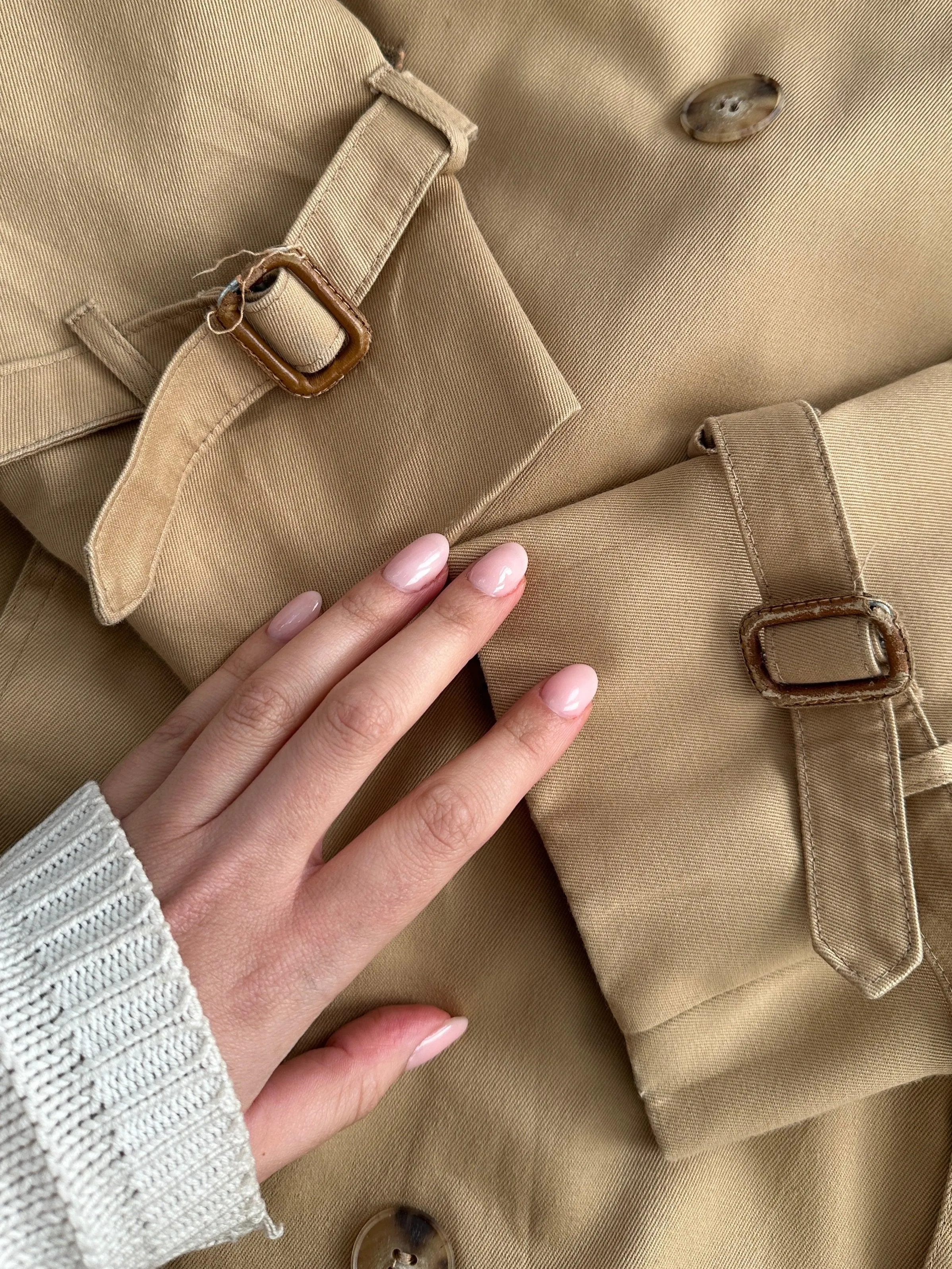 Christian Dior Cotton Double Breasted Trench Coat - L/XL