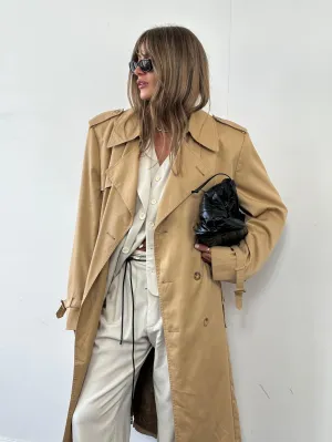 Christian Dior Cotton Double Breasted Trench Coat - L/XL
