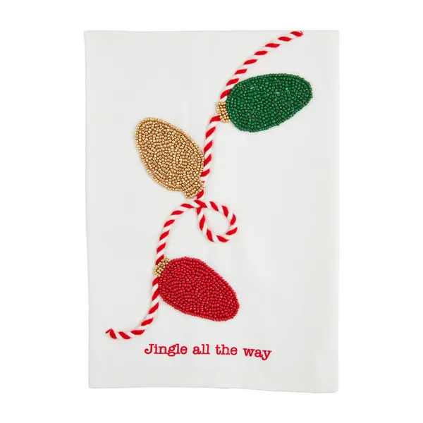 Christmas Beaded Towels in Assorted Styles