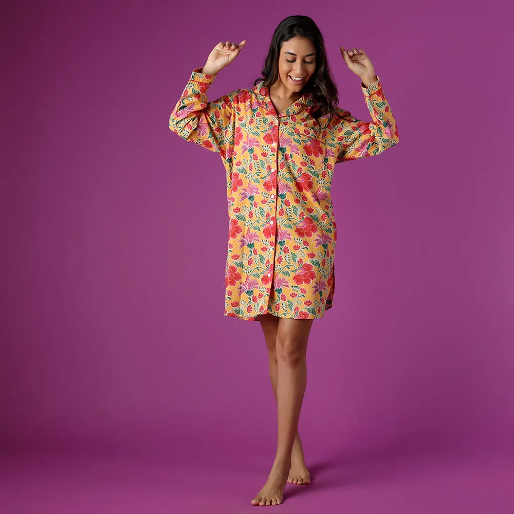 Clarence Yellow Nightshirt