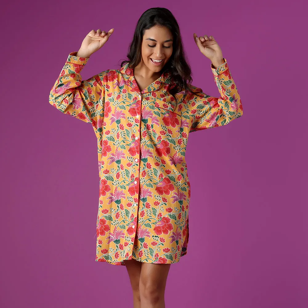 Clarence Yellow Nightshirt