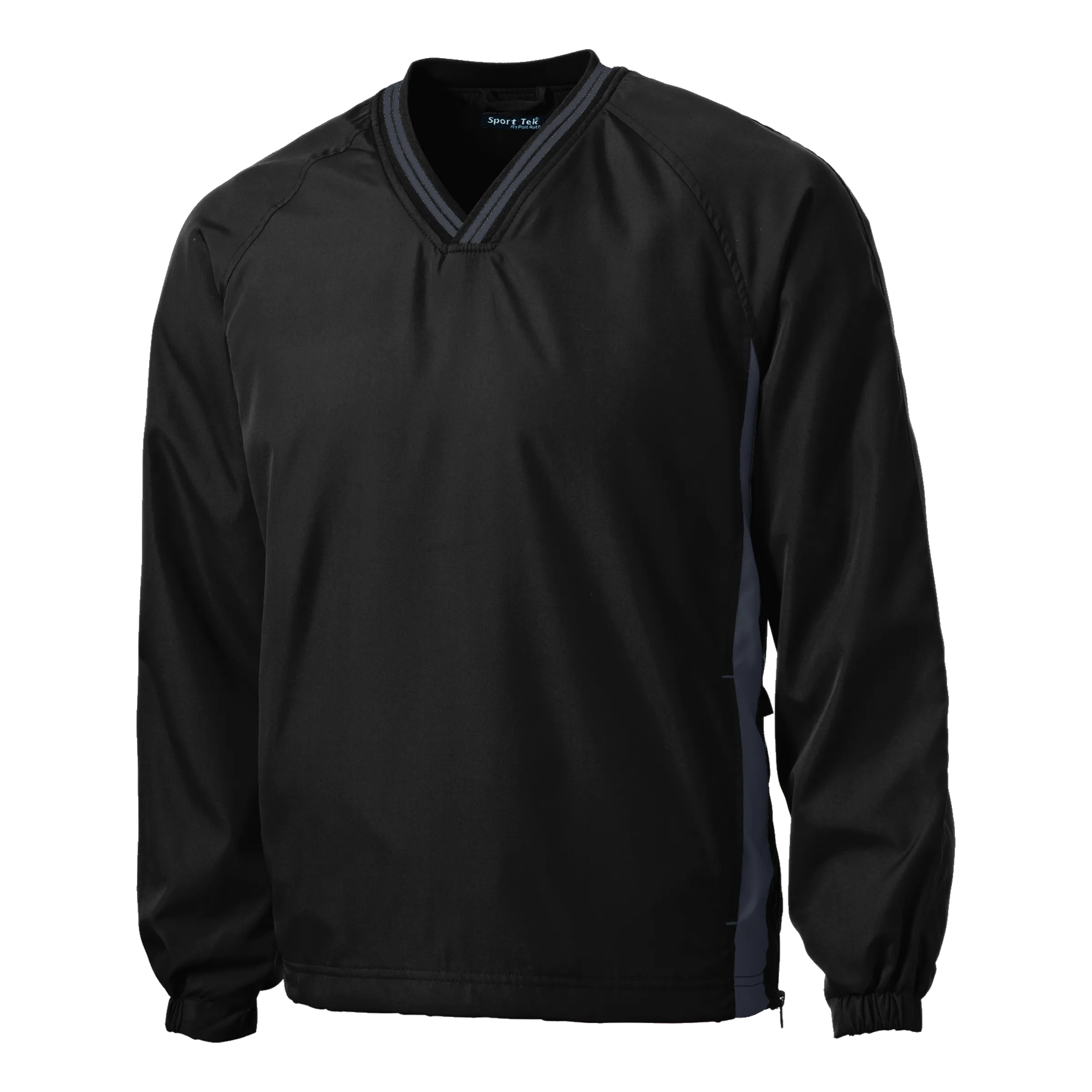 D1259M Mens Tipped V-Neck Raglan Windshirt