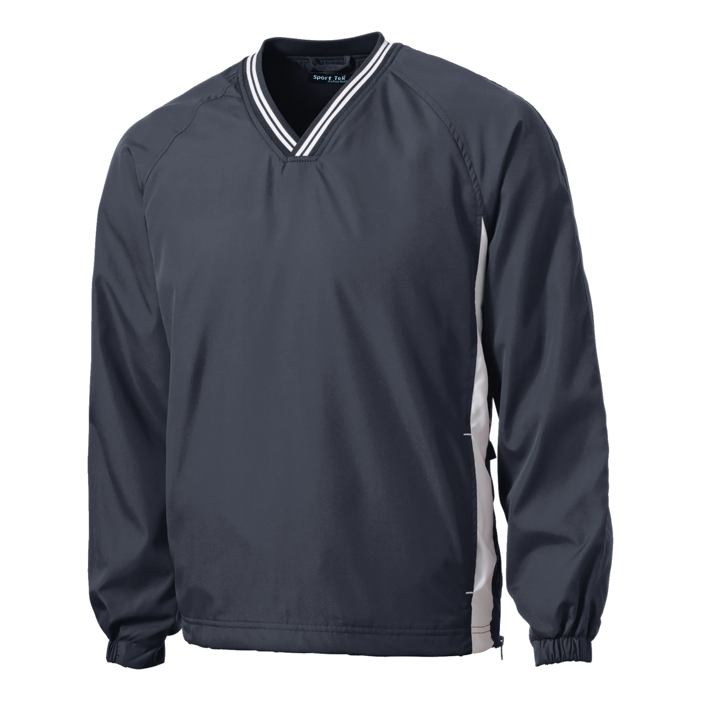D1259M Mens Tipped V-Neck Raglan Windshirt
