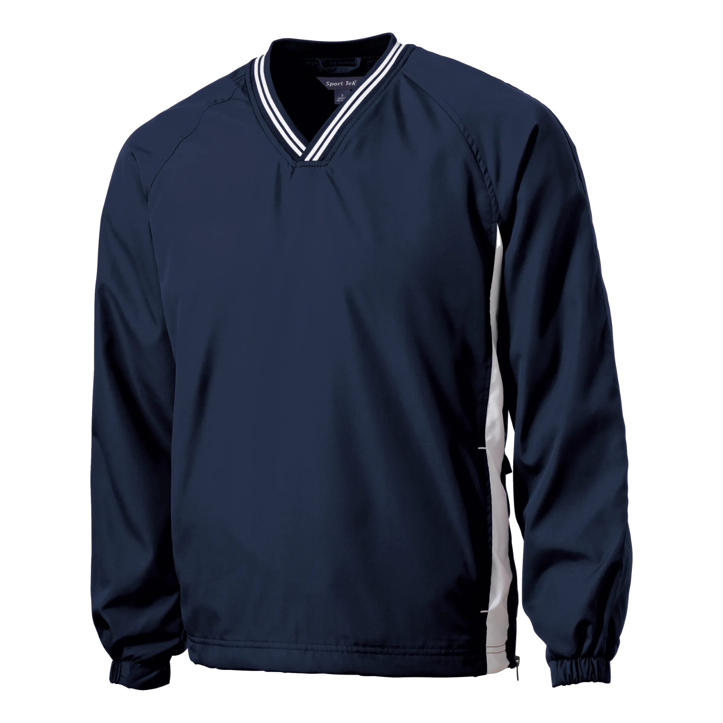 D1259M Mens Tipped V-Neck Raglan Windshirt