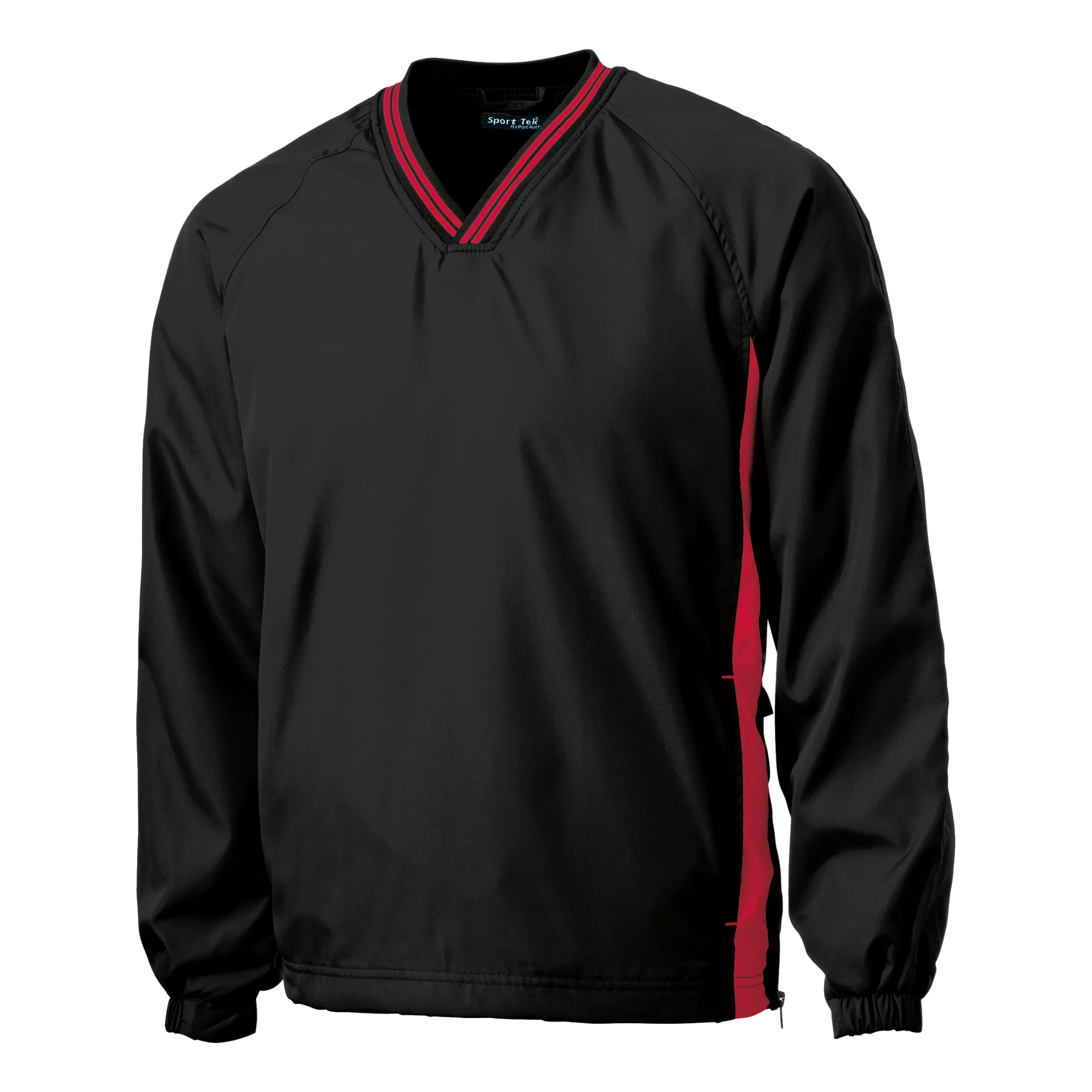 D1259M Mens Tipped V-Neck Raglan Windshirt