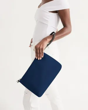 Dark Blue Zip Pouch | Dark Pure Blue | C100M50Y0K80