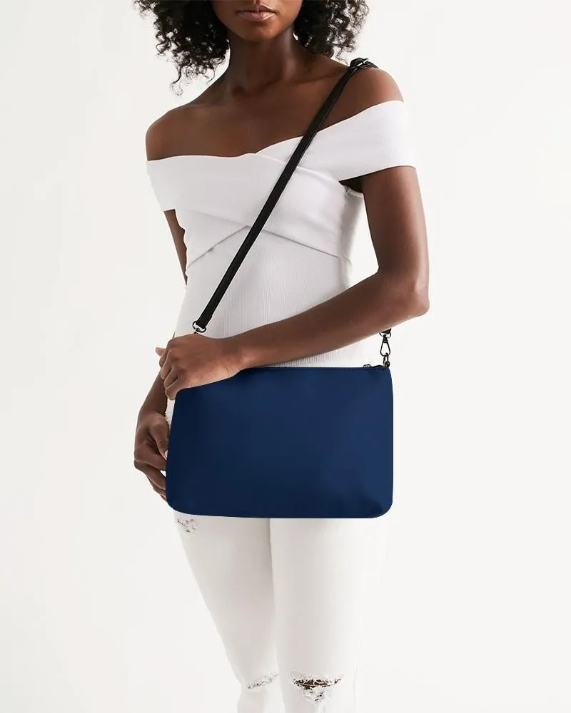 Dark Blue Zip Pouch | Dark Pure Blue | C100M50Y0K80