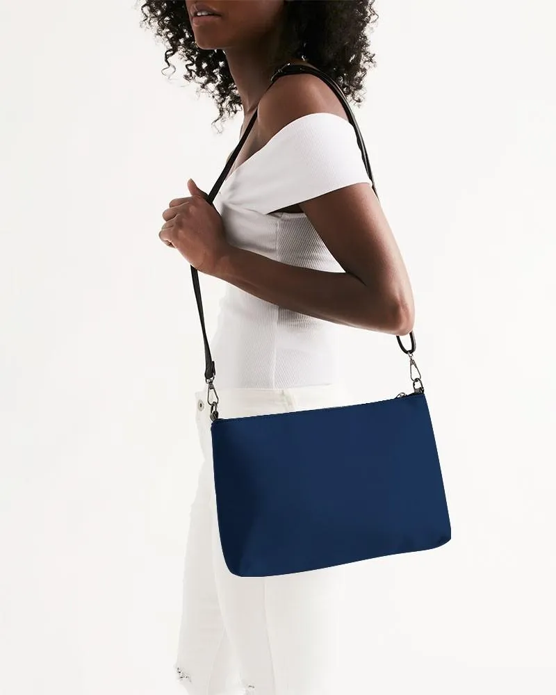 Dark Blue Zip Pouch | Dark Pure Blue | C100M50Y0K80