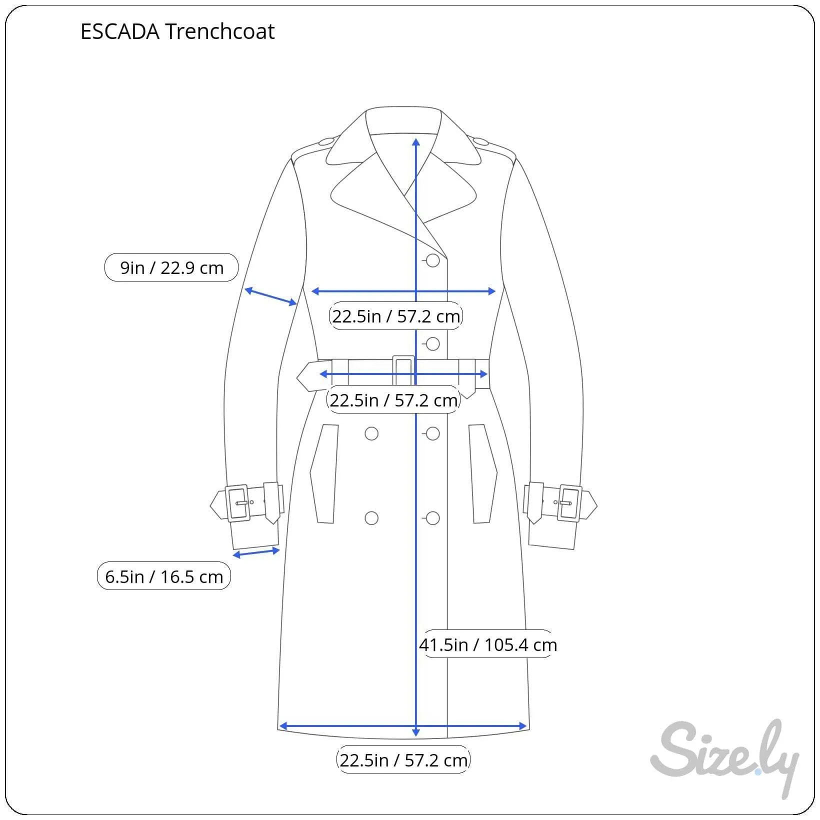 Escada Snake Print Designer Trench Coat S/M