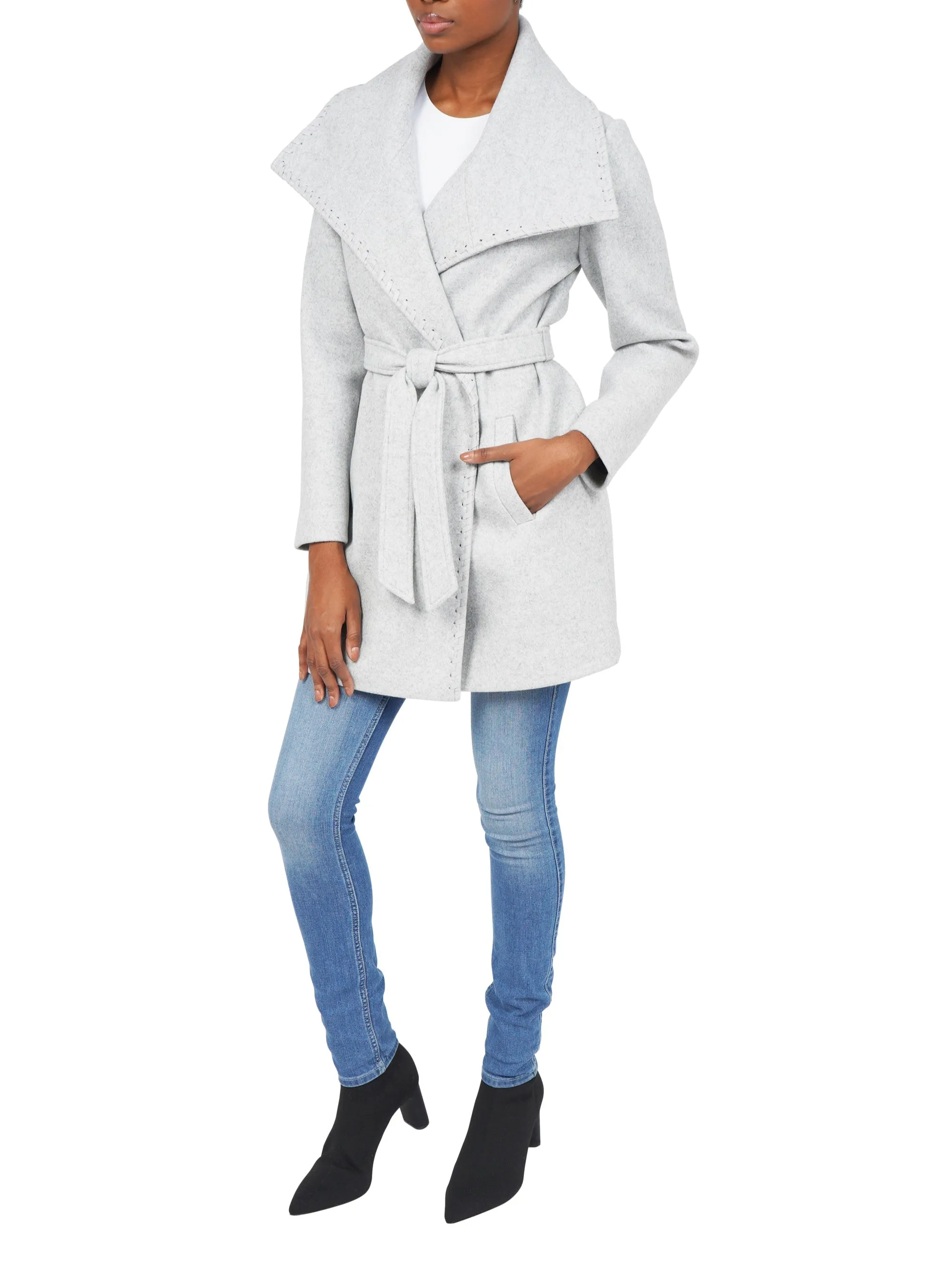 Esmeralda Drape Collar Coat