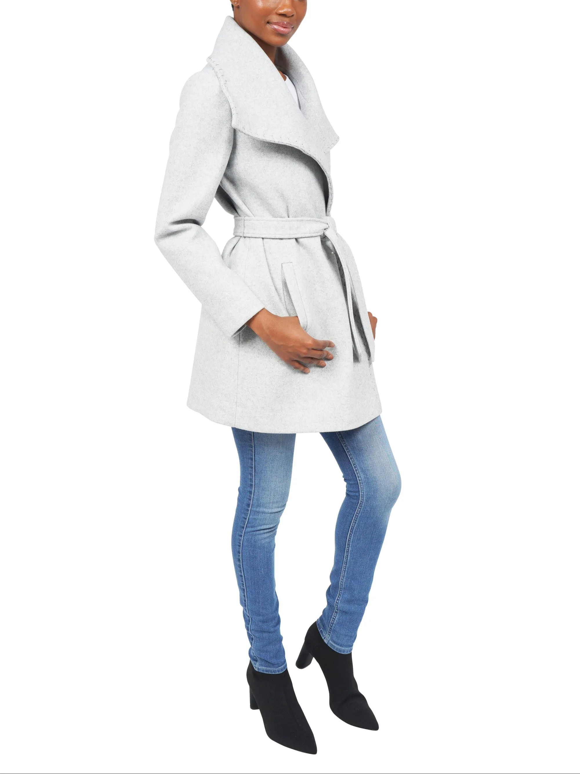 Esmeralda Drape Collar Coat