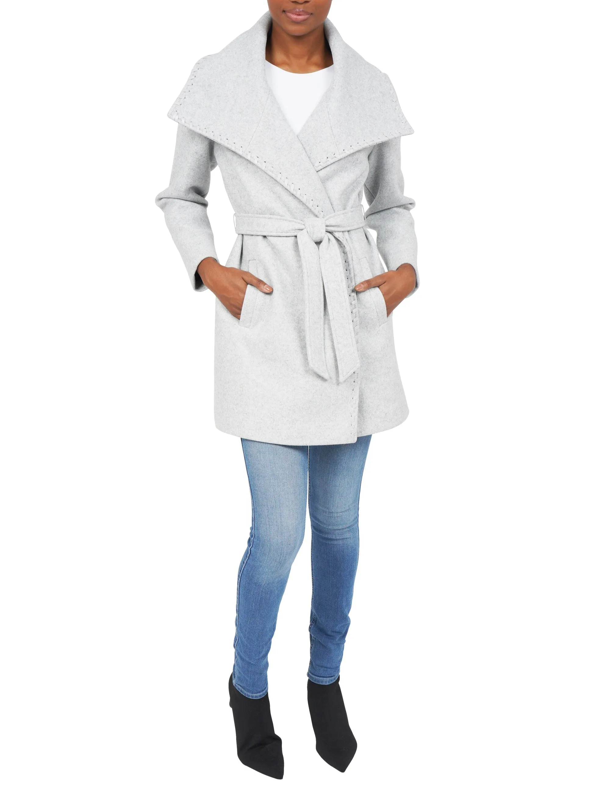 Esmeralda Drape Collar Coat