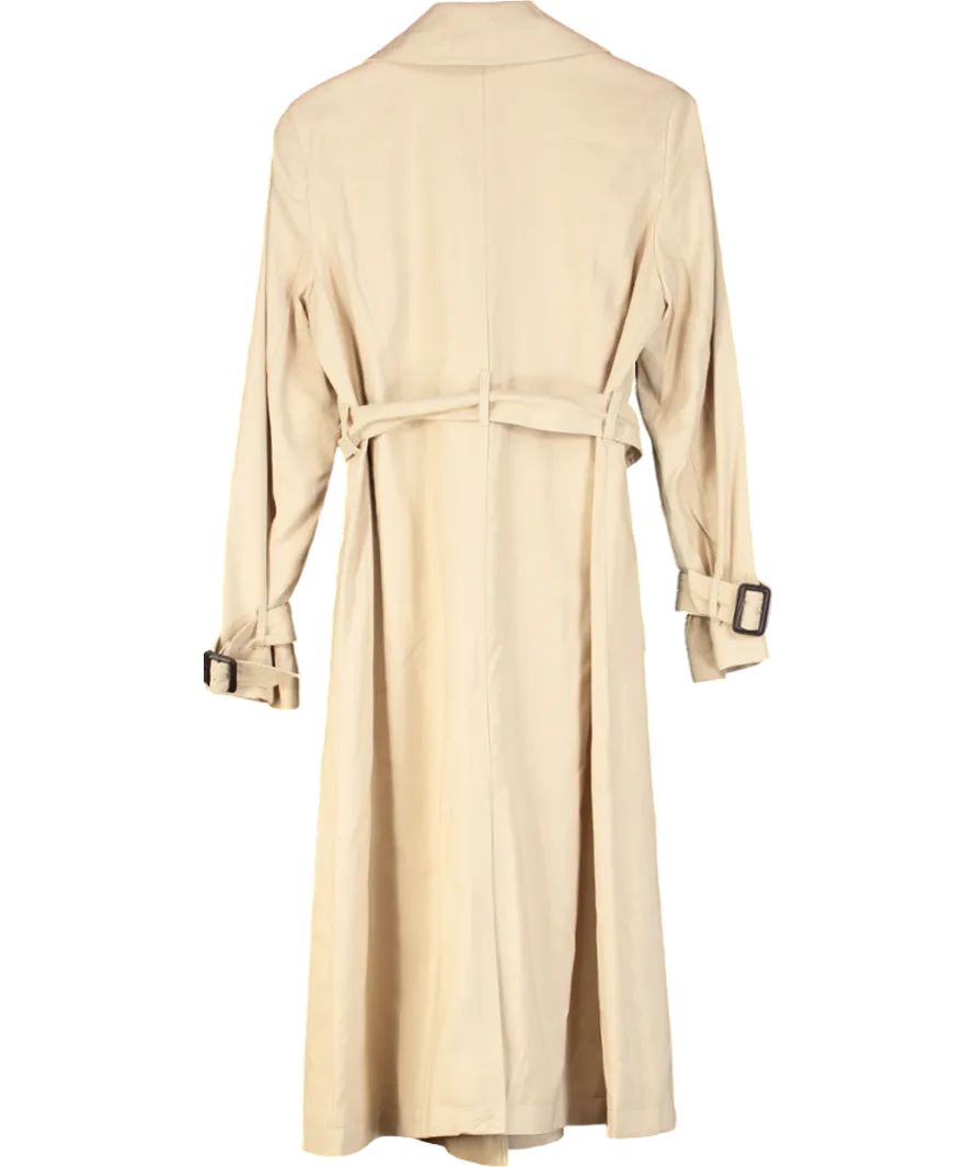 FOREVER NEW Beige Darlah Soft Trench Coat UK 10