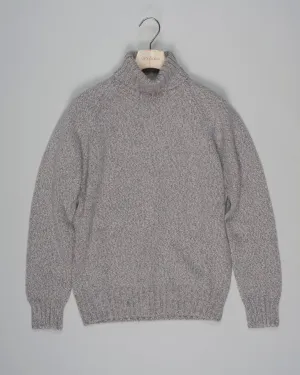 Gran Sasso Multitone Cashmere Roll Neck / Taupe