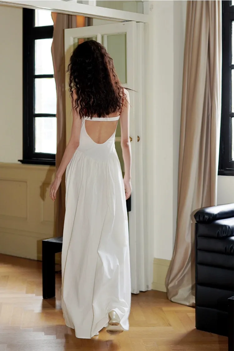 Ivory Embroidered Maxi Dress