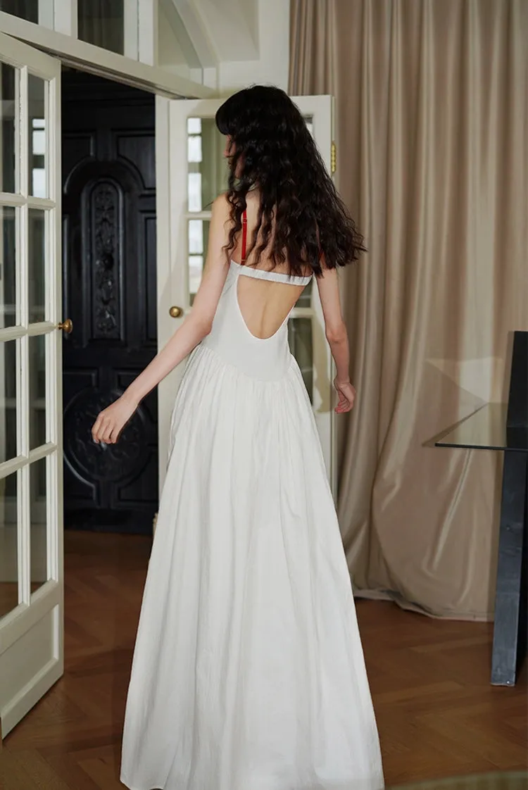 Ivory Embroidered Maxi Dress