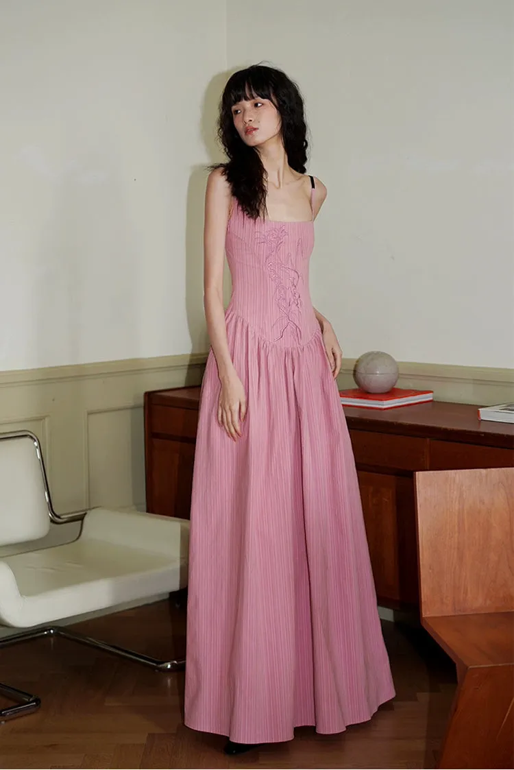 Ivory Embroidered Maxi Dress