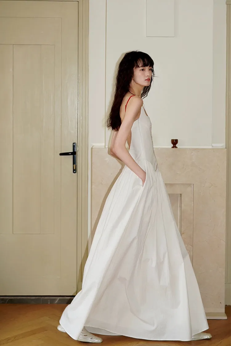 Ivory Embroidered Maxi Dress