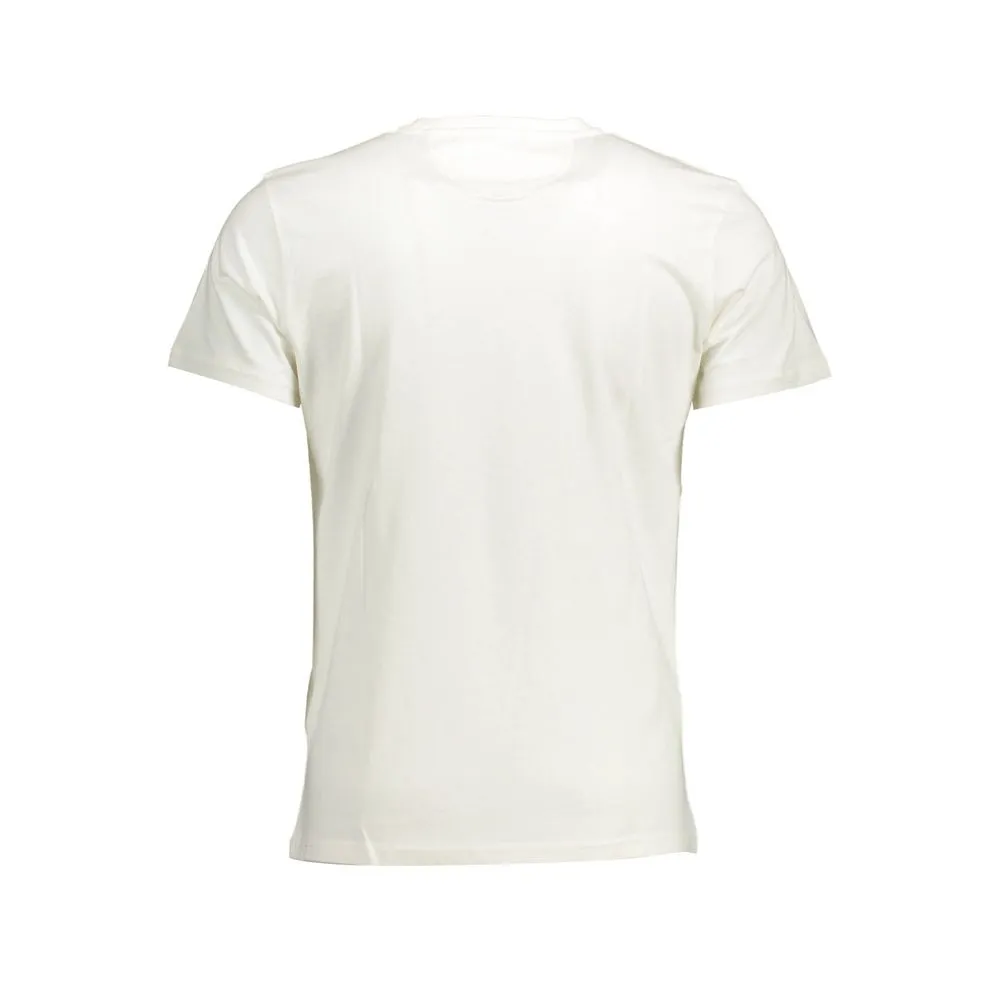 La Martina Elegant White Cotton Crew Neck Tee