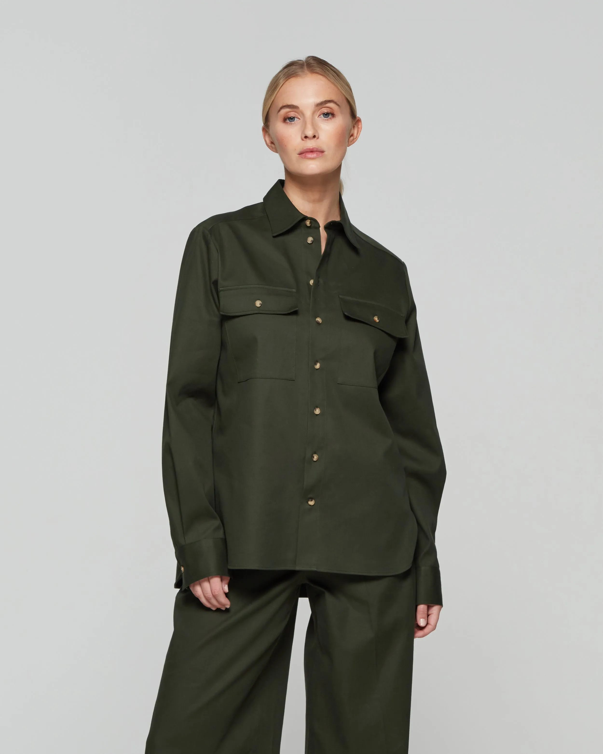 Military Shirt - Dark Khaki
