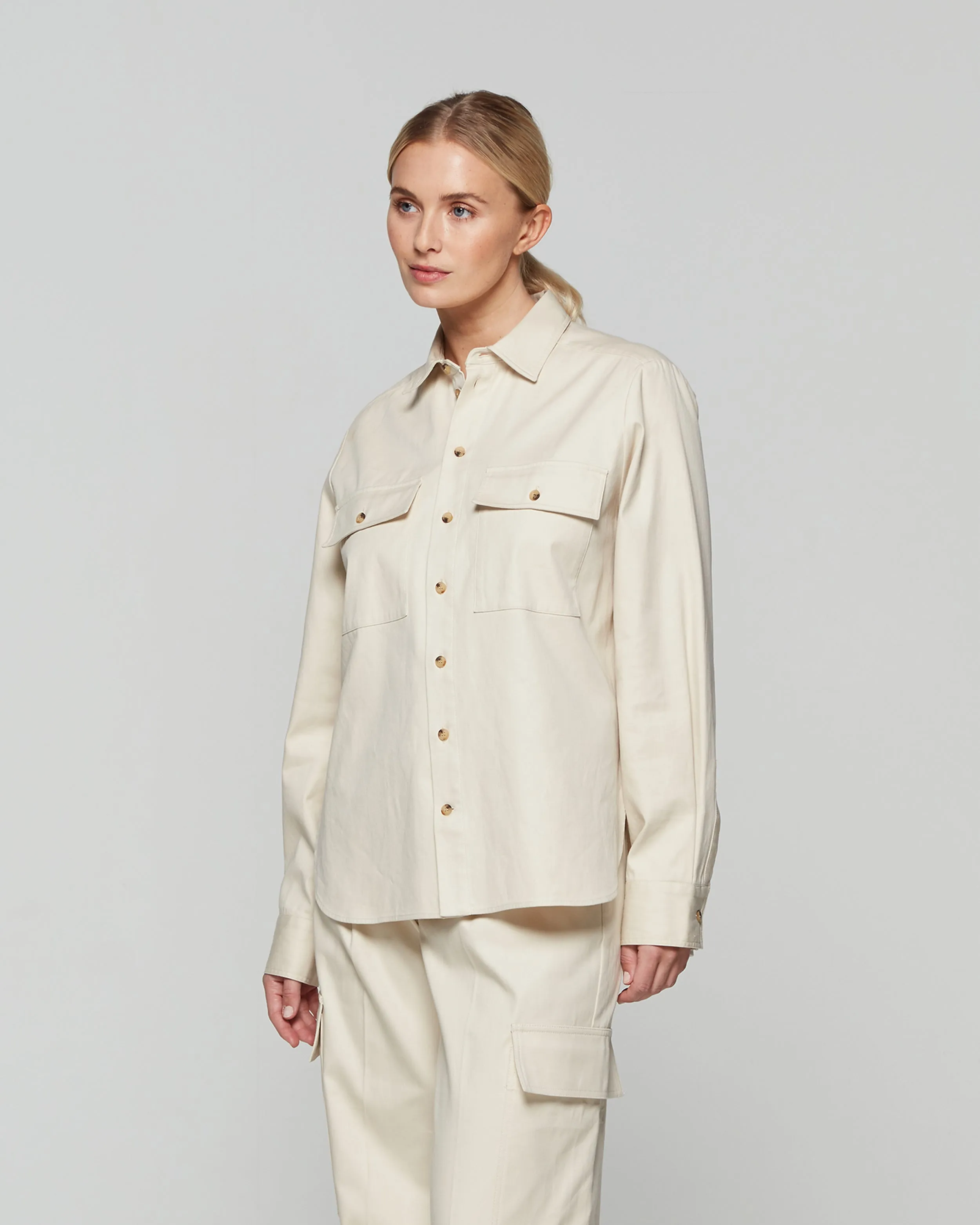 Military Shirt - Ecru