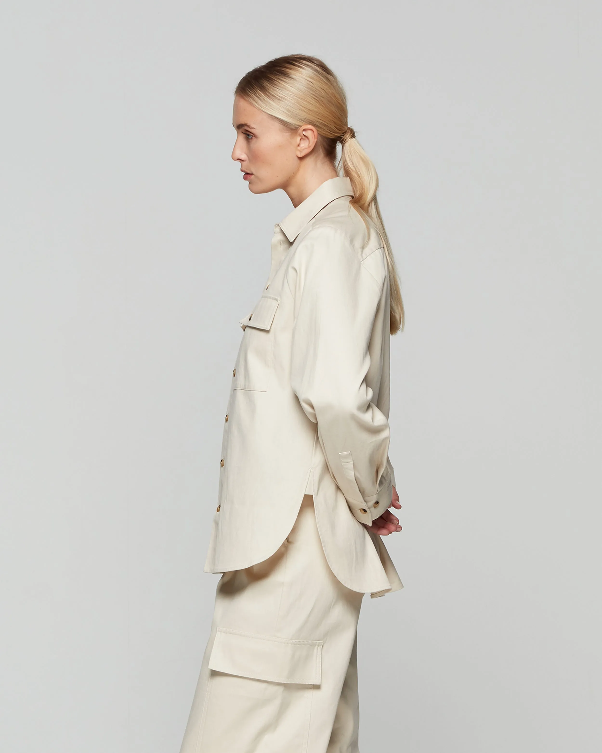 Military Shirt - Ecru