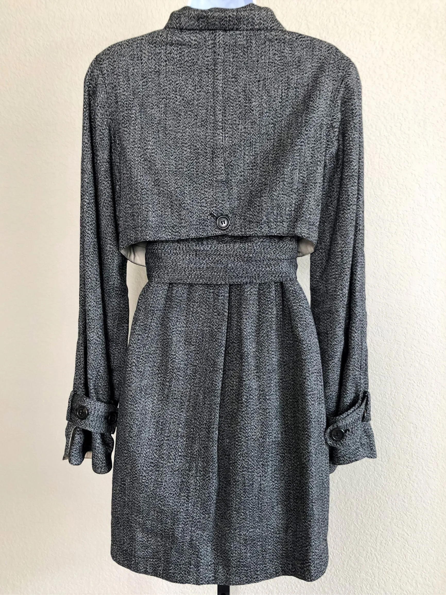 Nicholas Kirkwood SMALL Vintage Tweed Trench Coat - $1,200 RETAIL
