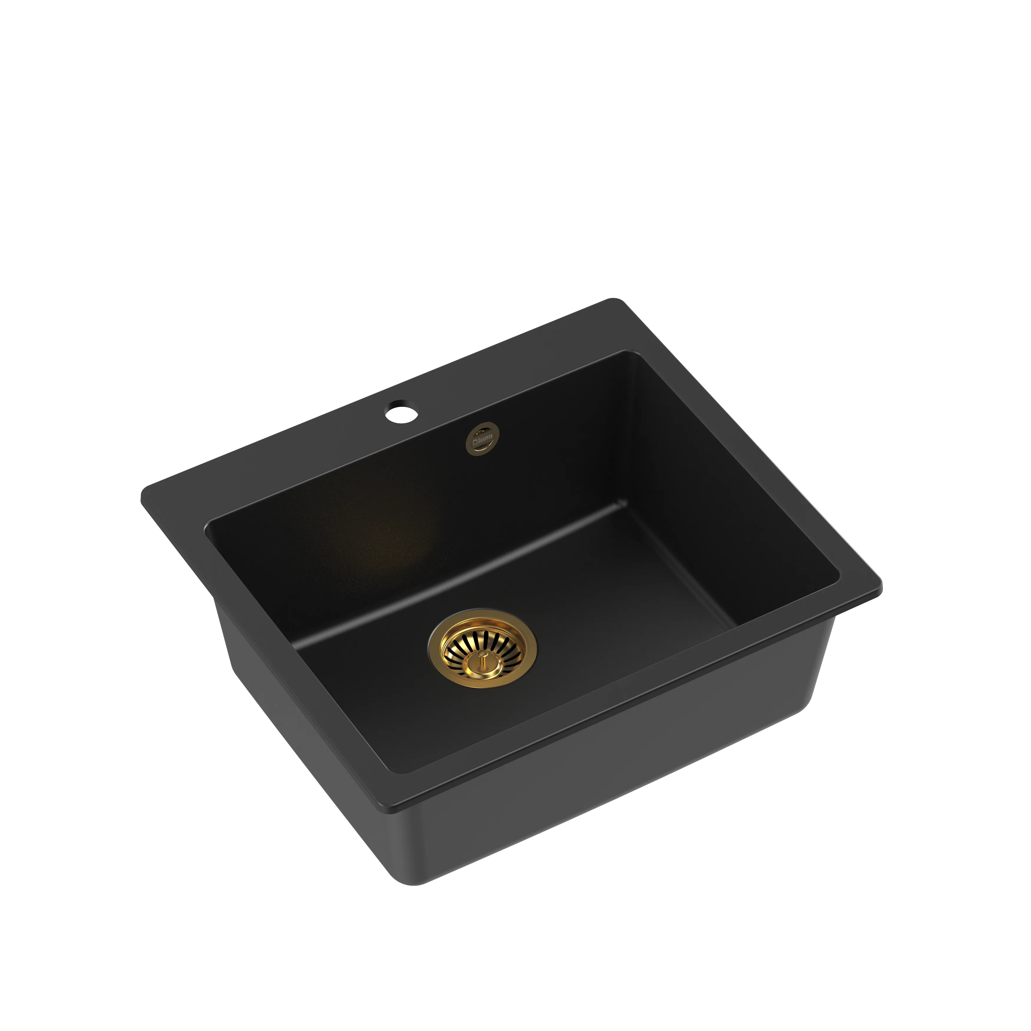 Quadron Morgan 110 Pure Black topmount sink