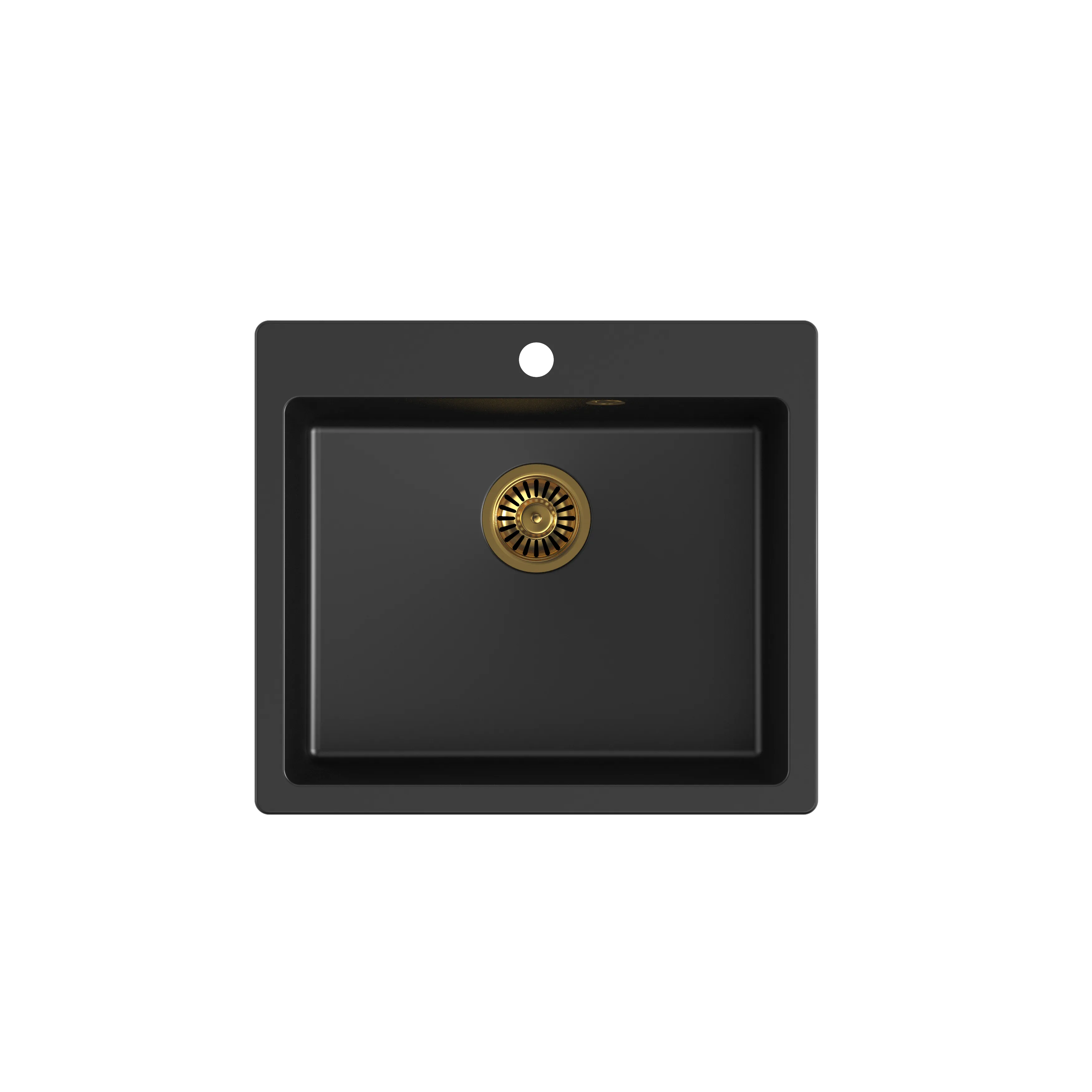 Quadron Morgan 110 Pure Black topmount sink