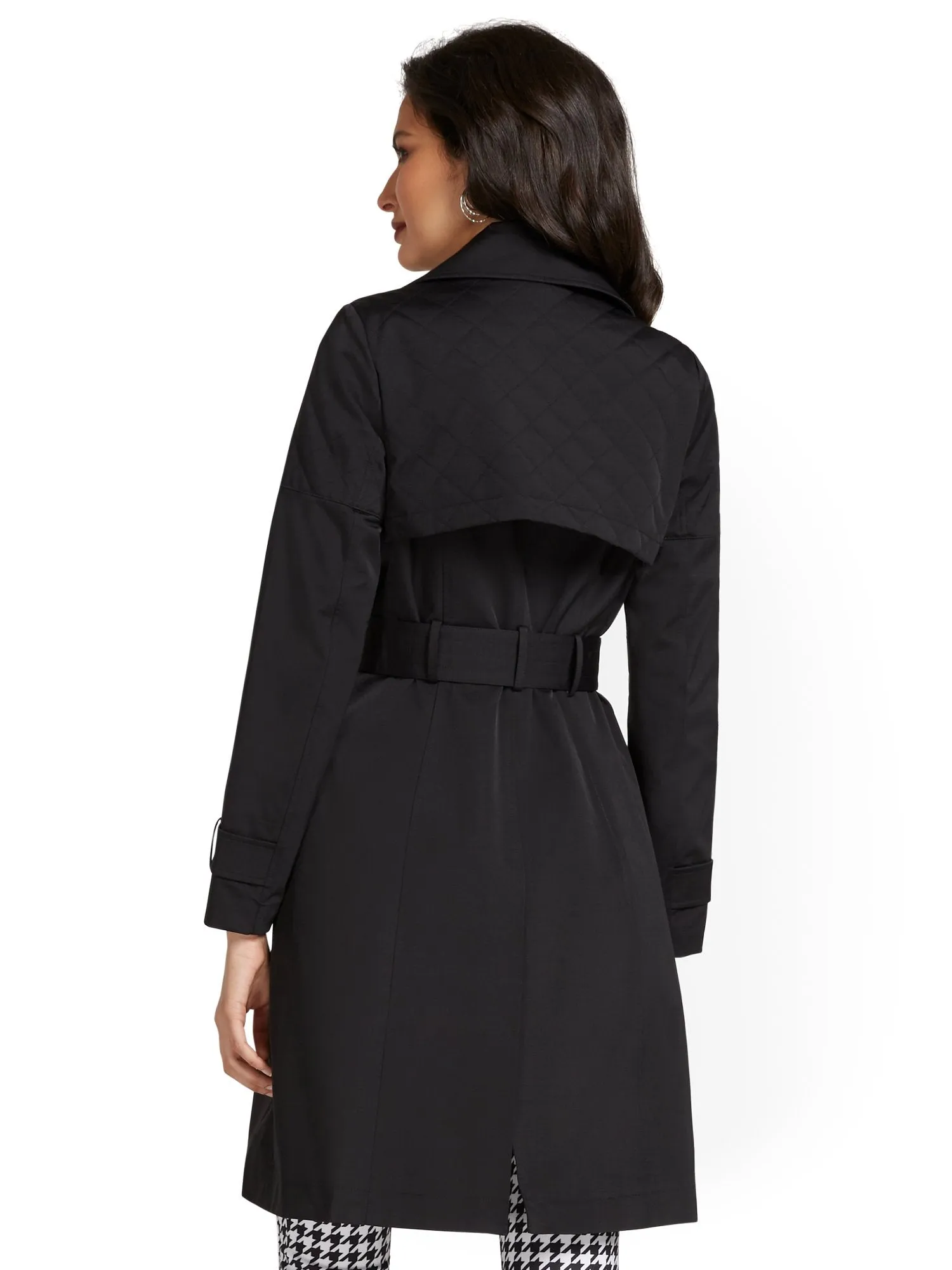 Quilted Belted Trenchcoat  - City Trench Collection