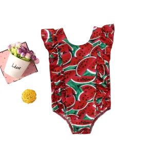 "Watermelon-Licious" Swimsuit for Little Girls