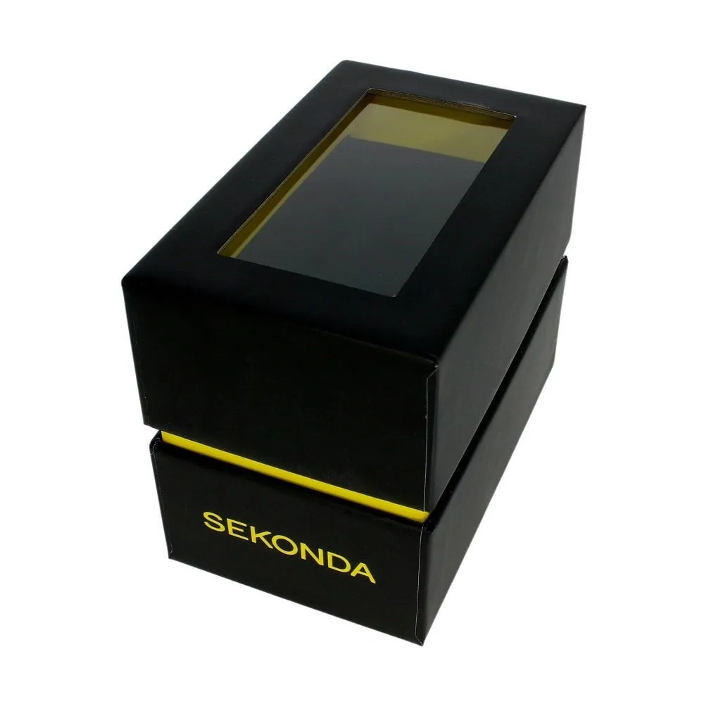 Sekonda Leather Strap Mens Watch 3734