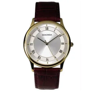 Sekonda Leather Strap Mens Watch 3734