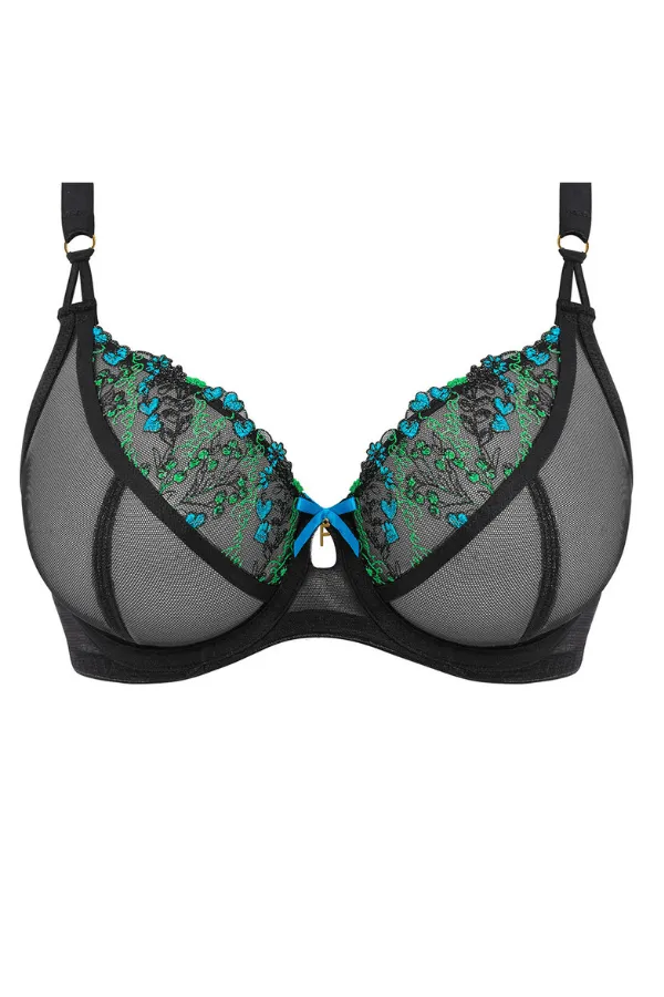Show-Off Plunge Bra - Black