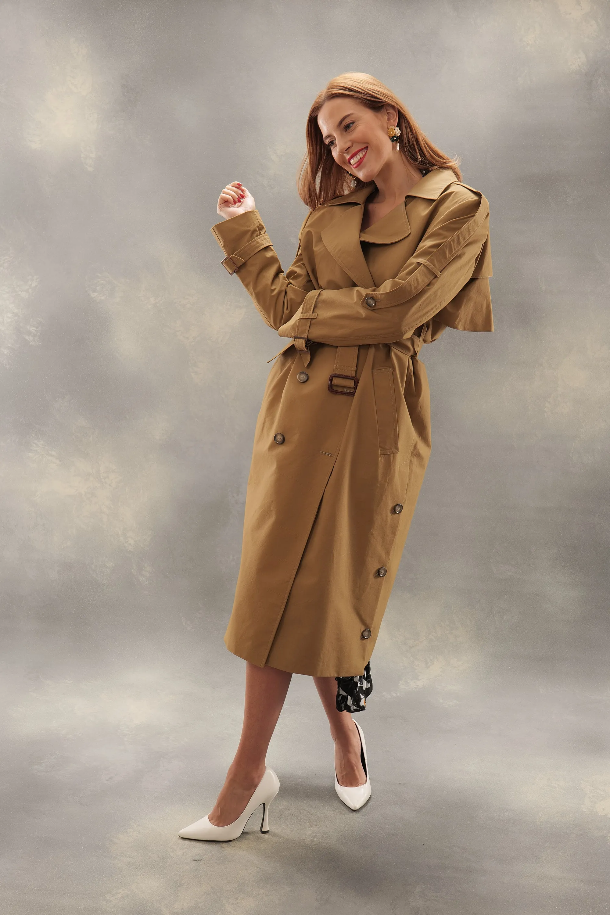 TRENCH COAT MARI BEIGE
