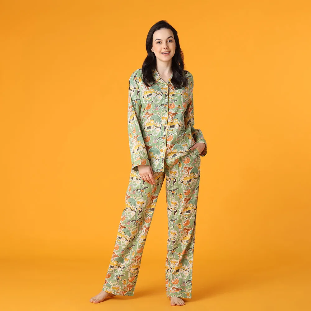 Tropical Jungle PJ Set